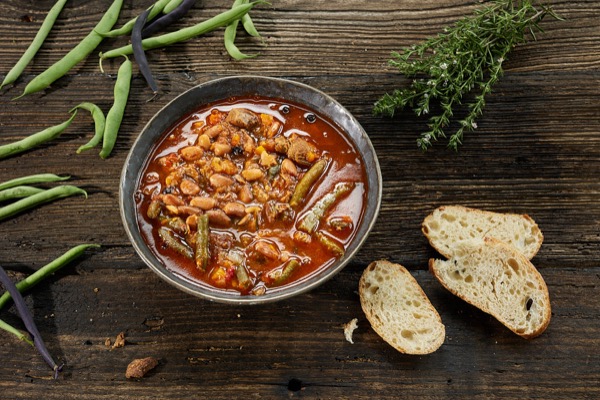  Lamm Bohnengulasch mit Bohnenkernen foodfotografie hassfurt