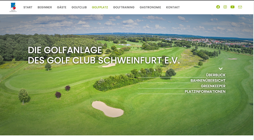 Werbefotograf aus Schweinfurt macht Imagebilder für die Webseite vom Golfclub